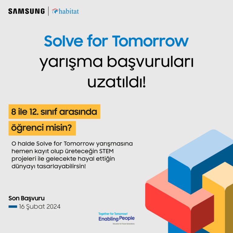 Solve For Tomorrow Yarışma Duyurusu